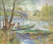 Fishing in the Spring,Pont de Clichy (nn04) Vincent Van Gogh